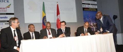 Ethiopian Mineral Development Share Company Signs MoU in Toronto